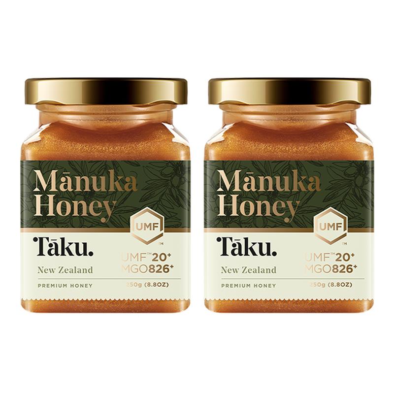 taku新西兰麦卢卡蜂蜜UMF20+250g囤货装纯正天然官方原装进口正品