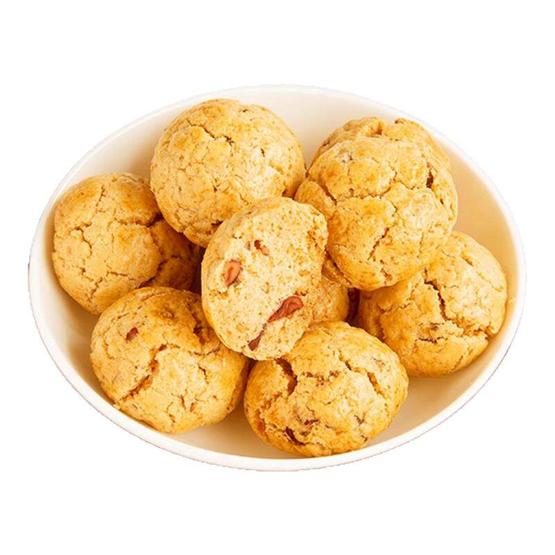 麦吉士山核桃小酥芝麻味咸蛋黄酥食品椰丝糕点心官方旗舰店同款