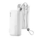 毕亚兹充电宝大容量三合一20000毫安自带线带插头新款 超薄小巧便携快充移动电源适用华为苹果17专用可上飞机