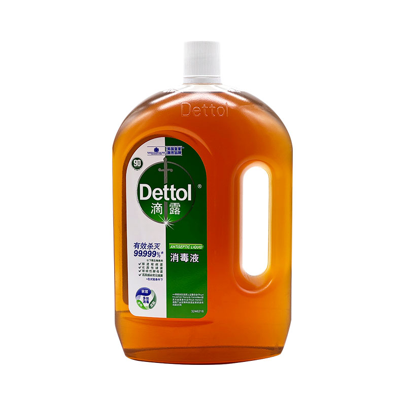 滴露衣物家居地板厕所消毒液1.8L