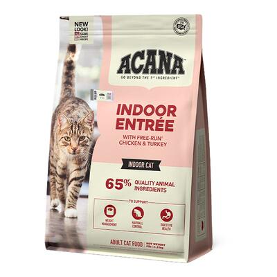 【官方正品】ACANA爱肯拿室内大餐成猫幼猫全价猫粮控制体重1.8kg