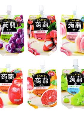 Tarami塔啦蜜低卡蒟蒻魔芋吸吸果味果冻塔拉蜜150g袋装休闲小零食