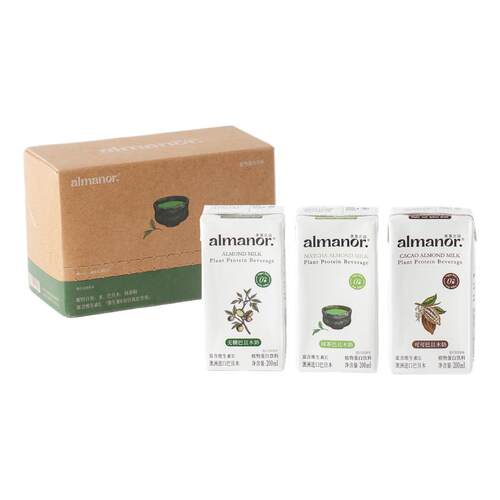 almanor无糖可可抹茶巴旦木奶