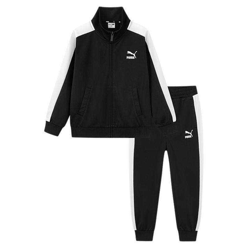 PUMA彪马儿童套装新款秋男女中大童休闲时尚运动服外套裤子青少年