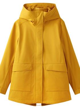 AIGLE艾高女士棉服外套防风防水透汽上衣户外休闲保暖棉衣棉袄