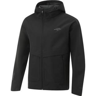 秋季 李宁荷叶风衣 防泼水运动服户外跑步连帽防风外套连帽夹克男