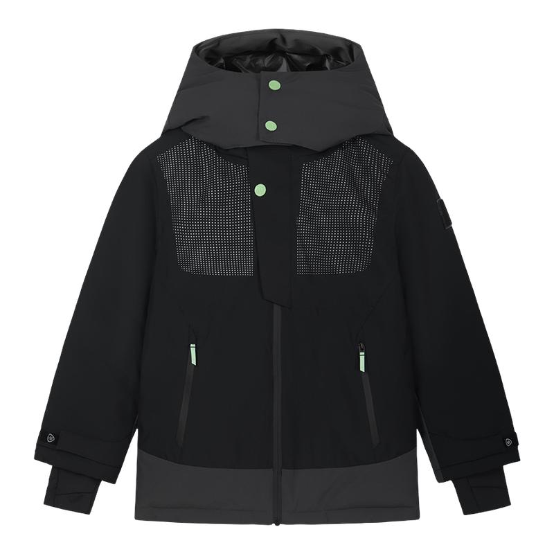 水孩儿儿童羽绒服三防抑菌冬装连帽男童宝宝女童大童户外鸭绒外套