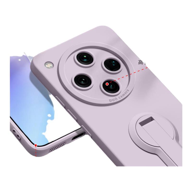 折叠支架适用oppofindx8手机壳新款findx7Ultra保护套液态硅胶findx6带手绳的女全包防摔findx5pro全包防摔软