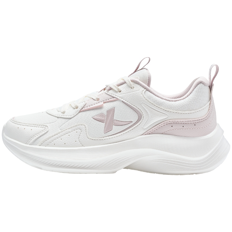 特步跑步鞋女鞋秋季三防科技运动鞋轻质网面透气慢跑鞋舒适跳绳鞋