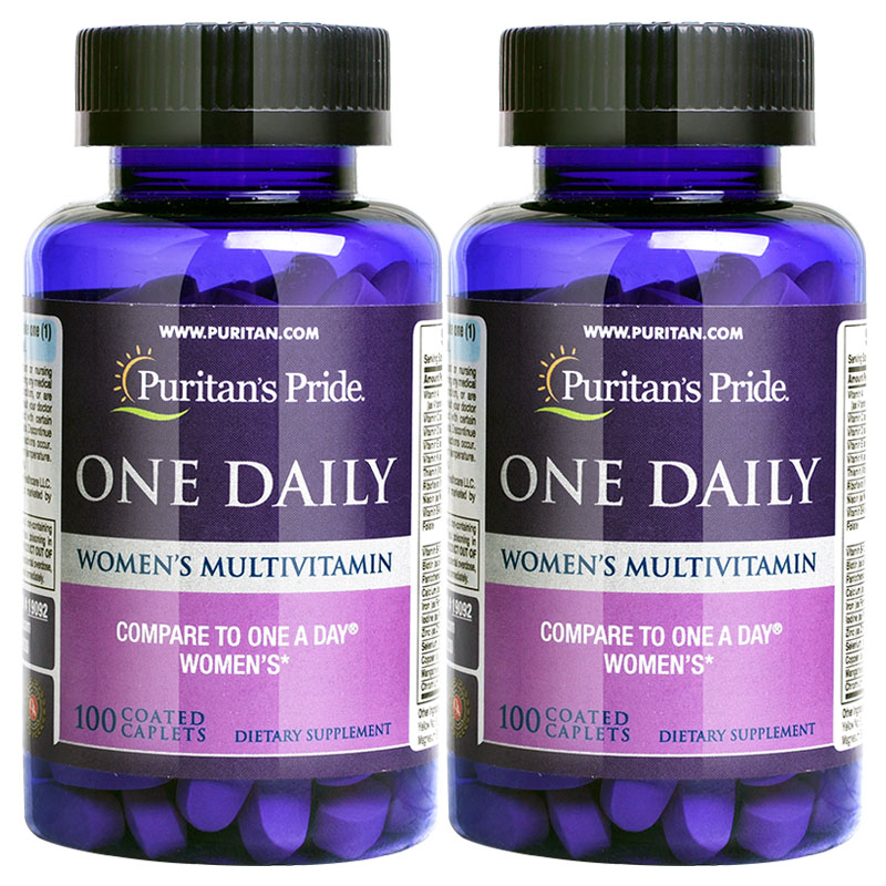 维生素女士复合维生素100片x2瓶