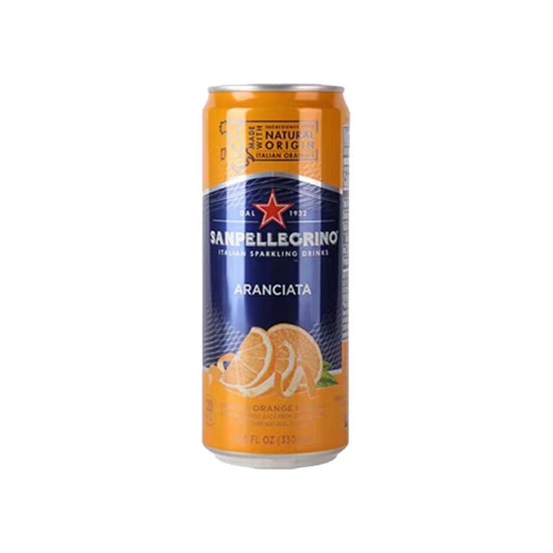 意大利原装进口圣培露果汁330ml*24罐整箱果味气泡水饮料多味混拼