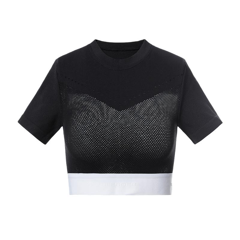 TheBlender网眼镂空短袖T恤