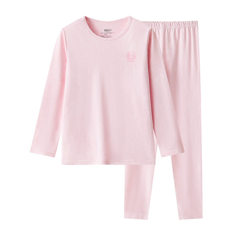 红豆绒棉花糖秋衣秋裤青少年轻薄保暖内衣套装中大童莫代尔棉打底