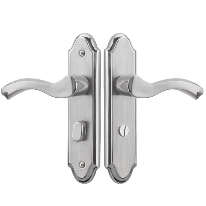 卫生间单舌静音门锁洗手间厕所铝合金门通用型浴室锁老式房门厕所