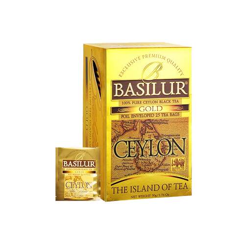 basilur斯里兰卡袋泡红绿茶无糖