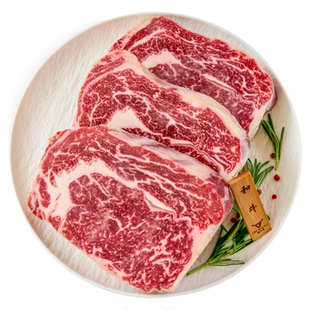 牛排原切Prime眼肉牛排谷饲安格斯进口牛肉M5级口粮牛排减脂厚切