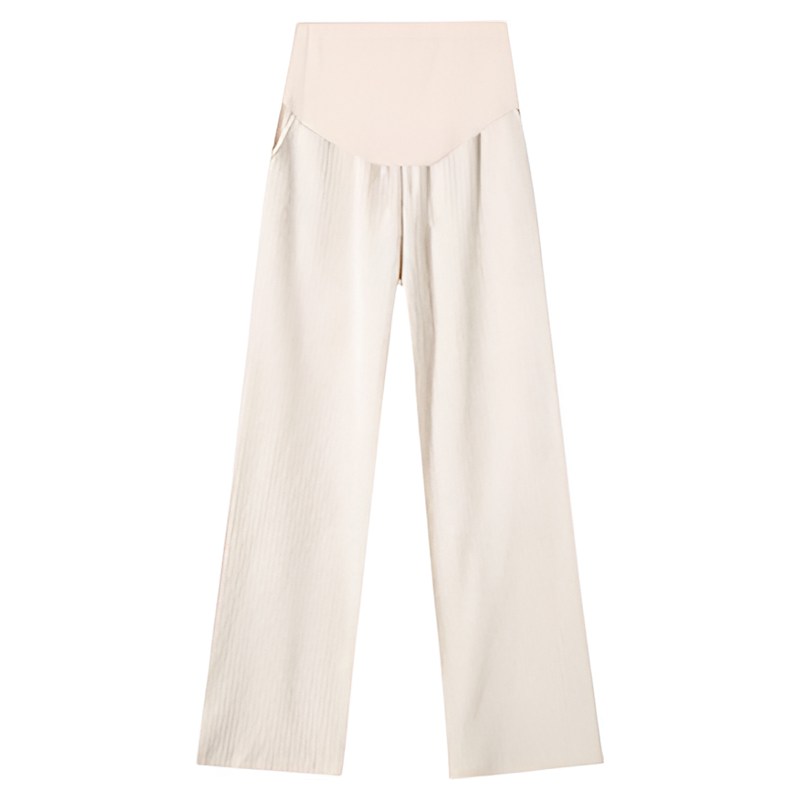 婧麒孕妇欧棉绒阔腿裤秋冬