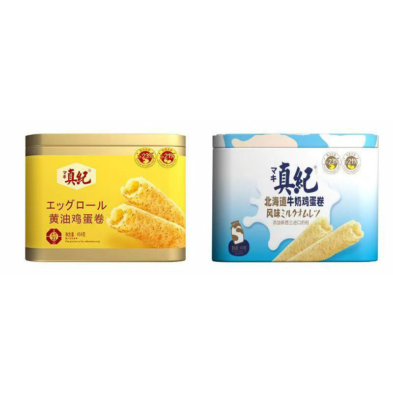 临期真纪黄油鸡蛋卷454g 酥脆鸡蛋卷小包蛋卷饼干牛奶鸡蛋卷零食