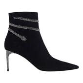 PATRA 水钻黑色尖头女士短靴 CAOVILLA CLEO 会员折上折 RENE