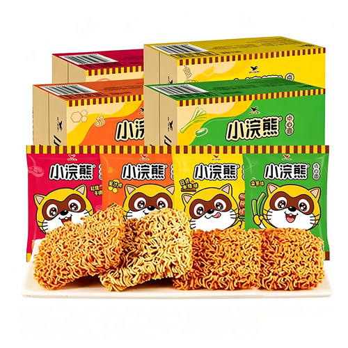 统一小浣熊干脆面整箱方便面零食