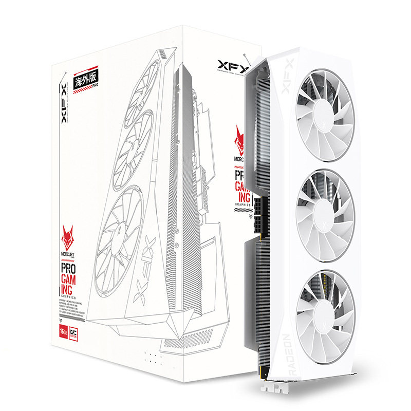 XFX讯景Radeon RX 9070XT 9070 16G游戏显卡amd电竞台式电脑diy