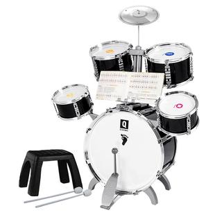 俏娃宝贝架子鼓儿童初学者玩具乐器爵士鼓男3 6岁宝宝敲打鼓家用