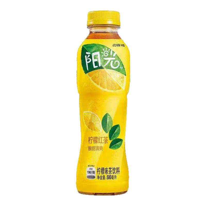 可口可乐阳光柠檬茶500ml*5瓶经典柠檬味红茶果味港式茶饮料-CL,咖啡/麦片/冲饮,调味茶饮料,淘宝优惠券,粉丝福利购,淘宝优惠卷