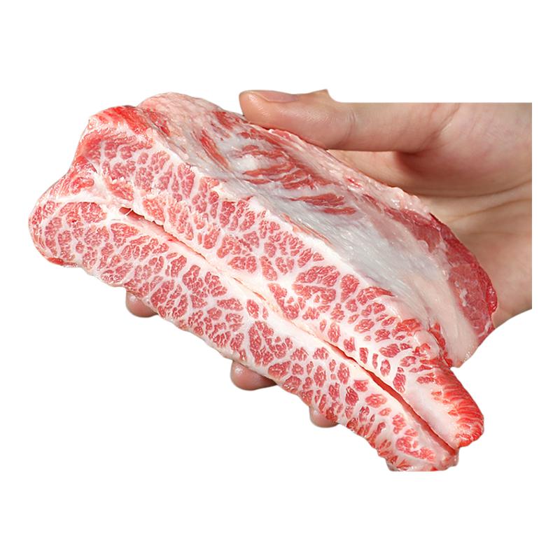 新鲜猪颈肉商用松版肉精修猪肉青猪面肉雪花肉当日屠宰松土猪板肉
