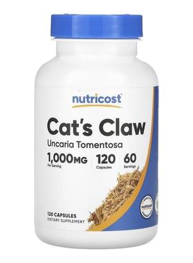 Nutricost,Cat's Claw, 500 mg, 120 Capsules