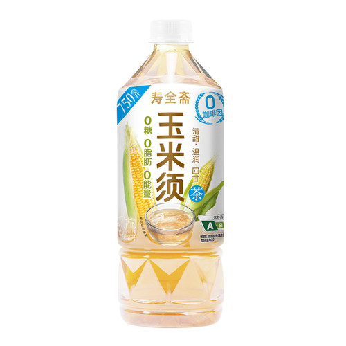 寿全斋玉米须茶750ml*2瓶0糖0脂