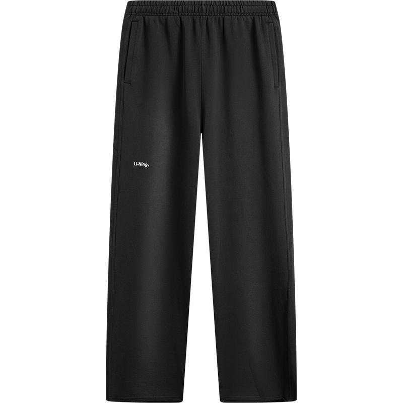 李宁宽松阔腿裤男休闲卫裤运动裤