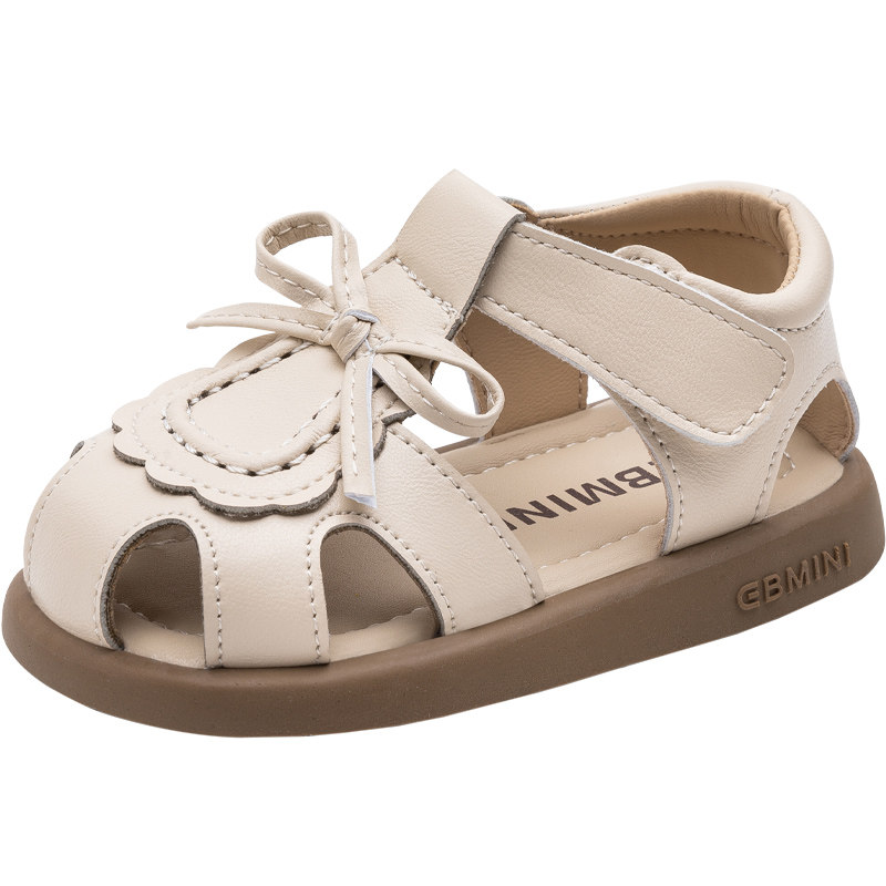 英贝米尼女宝宝凉鞋夏季2026新款女童学步鞋包头婴儿鞋子公主鞋