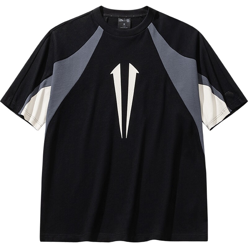 安踏欧文Hela纯棉t恤短袖男美式潮牌情侣休闲正品运动上衣女款