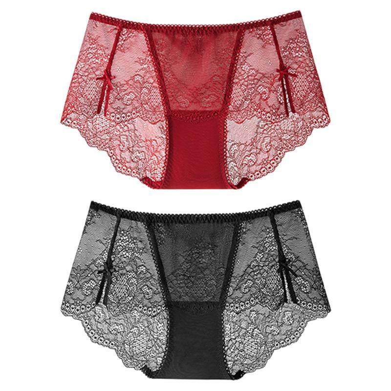 曼妮性感蕾丝包臀内裤