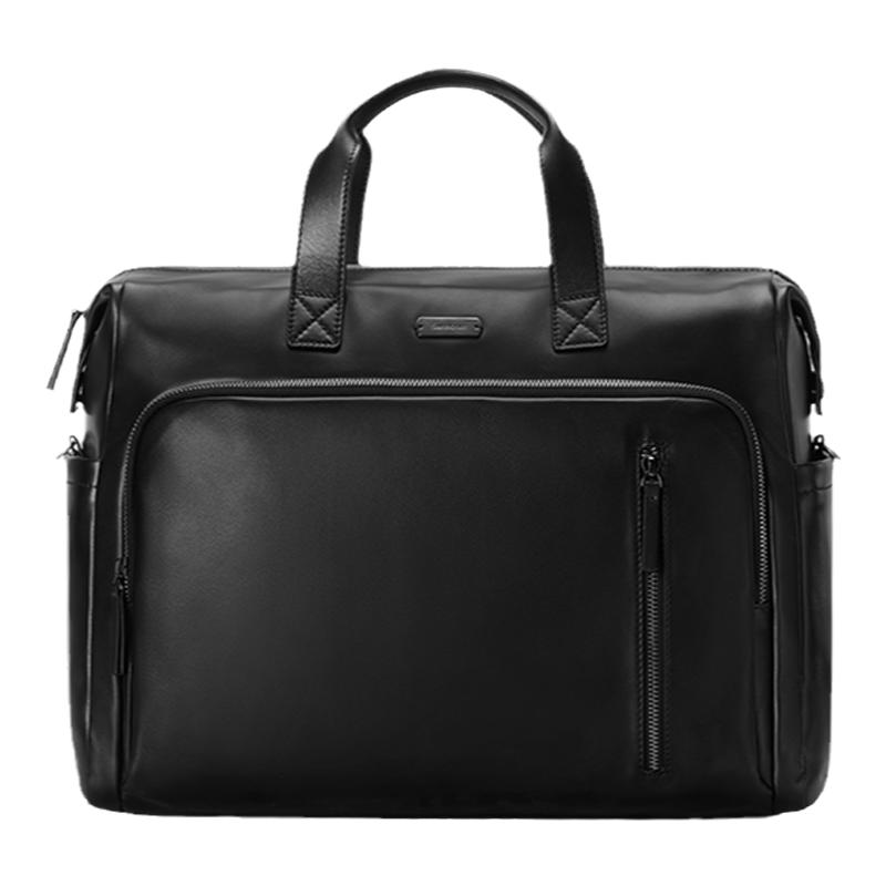 Samsonite新秀丽大容量手提包差旅男士新款简约商务通勤单肩包NS1