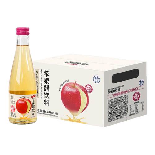 盒马 苹果醋饮料 280ml*15瓶