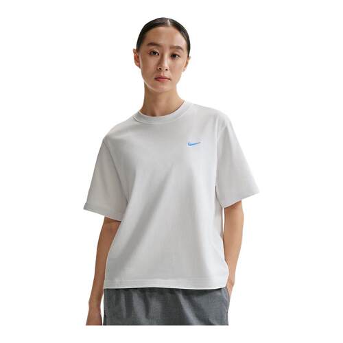 NIKE耐克女子T恤夏季新款背部图案休闲宽松短袖针织衫 IR7589-121