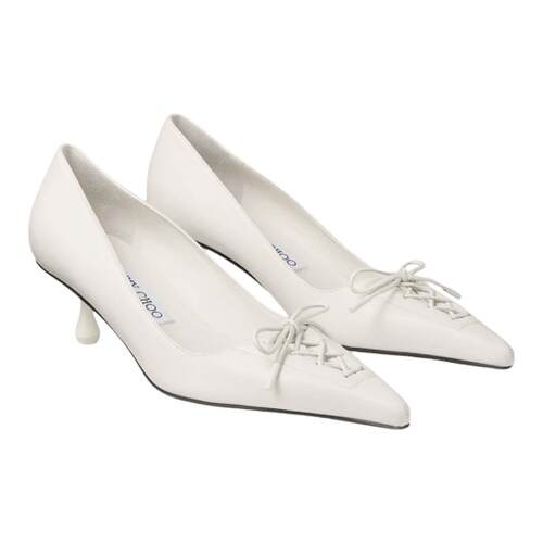 JIMMYCHOO/拿铁色皮革高跟鞋
