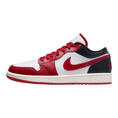 耐克女鞋Air Jordan 1 AJ1红白黑低帮板鞋休闲复古球鞋DC0774-160