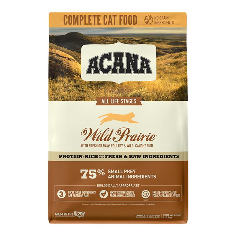 【官方正品】ACANA爱肯拿农场盛宴进口猫粮成猫幼猫全阶段粮5.4kg