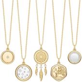 HEFANG何方珠宝奥莱限定许愿币项链女高级感时尚 锁骨链情人节礼物