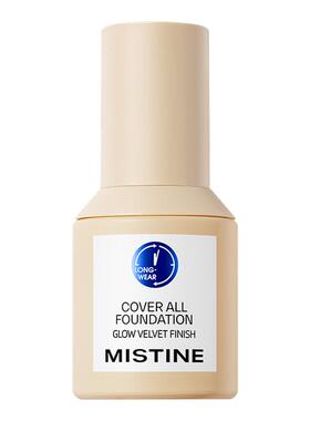 mistine小蓝盾粉底液遮瑕持久不易脱妆混油干皮控油控油保湿