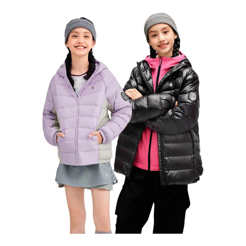 水孩儿童装儿童羽绒服冬装男童宝宝女童中大童厚外出服防寒服