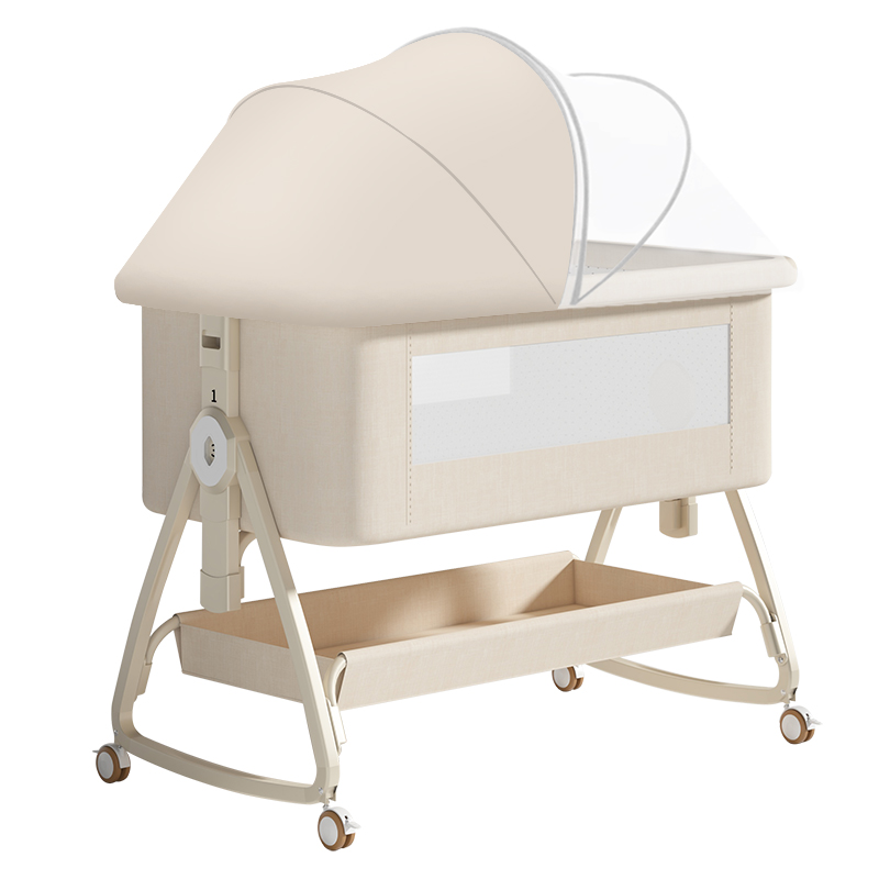 婴儿床可折叠拼接床儿童床宝宝床可移动床便携式床儿童床可折叠床