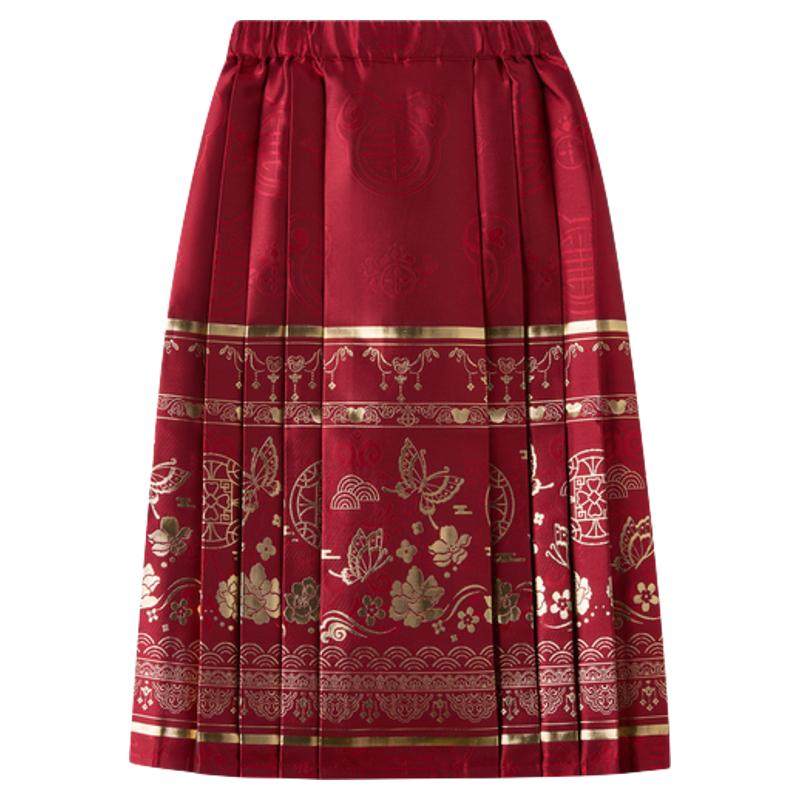 【新年】PawinPaw卡通小熊童装26年新款新中式国风女童马面裙,童装/婴儿装/亲子装,半身裙,淘宝优惠券,粉丝福利购,淘宝优惠卷