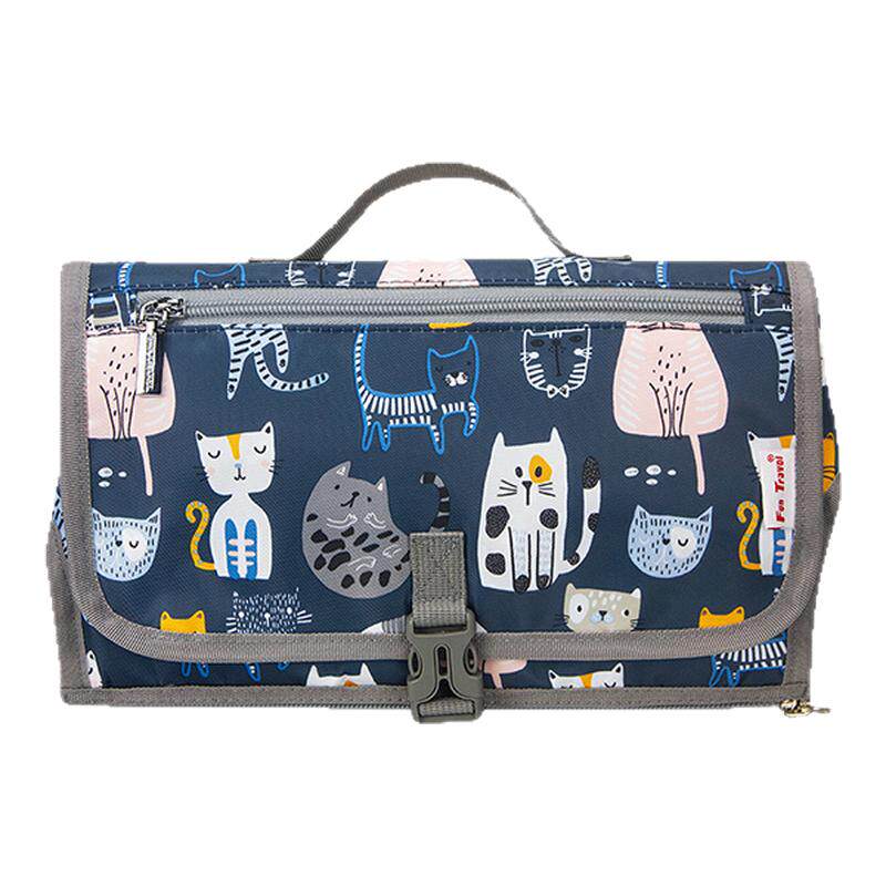 婴儿便携尿不湿垫尿布包外出母婴包隔尿垫宝宝折叠可躺收纳袋防水