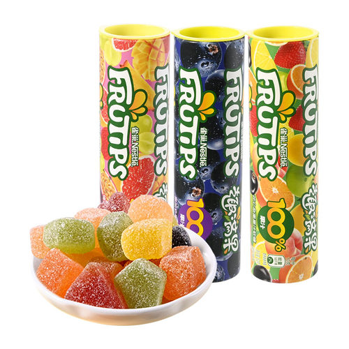 雀巢Nestle趣满果果汁软糖儿童水果糖果汁橡皮糖糖果休闲零食小吃