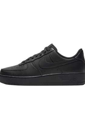 【尖货】耐克NIKE女鞋黑色空军一号运动鞋 AF1休闲板鞋DD8959-001