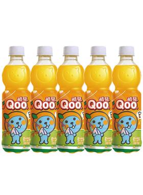 可口可乐酷儿橙汁450ml*5瓶童年果汁含维生素c橙味饮料包邮
