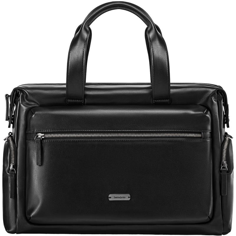 轻软牛皮革/可放13.3英寸电脑/可挂靠拉杆箱